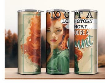 To make a long story short Tumbler, Water Bottle, Magnet, Stickers, or Mouse Pad