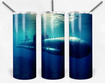 Submarine Tumbler or Water Bottle