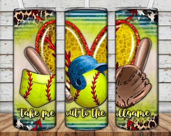 Take me out to the ball game Tumbler or Water Bottle