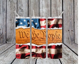 We The People Tumbler or Water Bottle