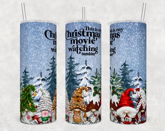 Christmas Movie Watching Tumbler