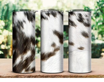 Cowhide Tumbler or Water Bottle