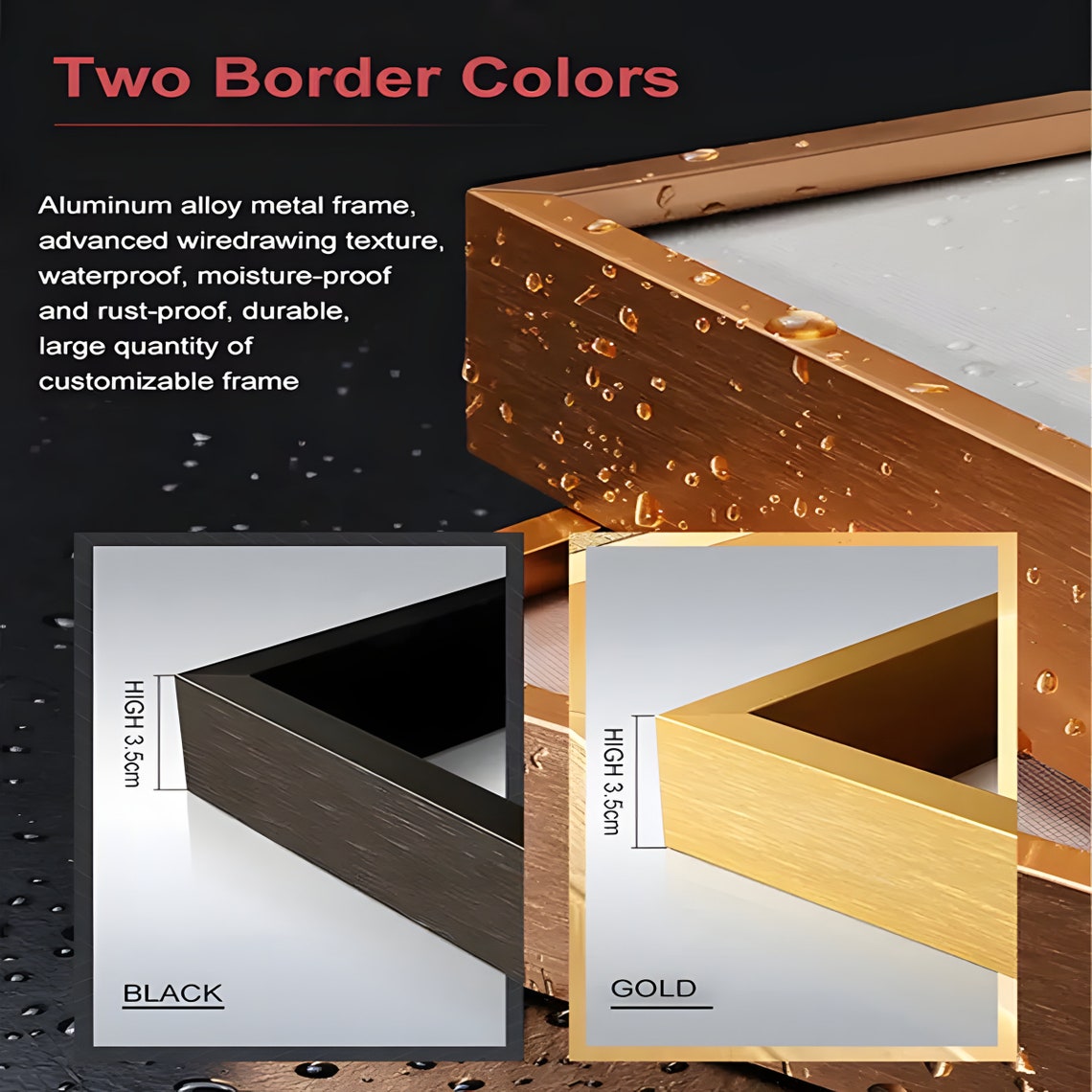 Radiant Modern Art: Crystal LED Painting Elegant Frame Home Decor ...