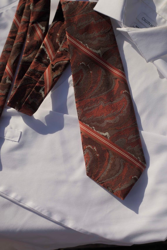 1970s/80s OLEG CASSINI Necktie | Mens Retro Neckw… - image 1
