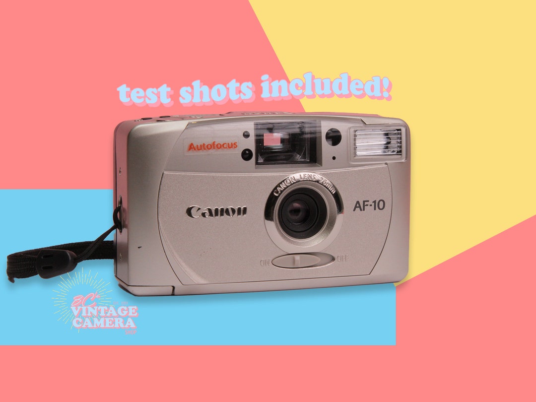 Canon AF10 26mm Wide Angle Point and Shoot Film Tested 35mm Camera Etsy