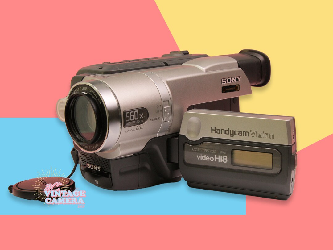 Sony Handycam TRV208E With Test Footage Y2K Hi8 Camcorder Etsy