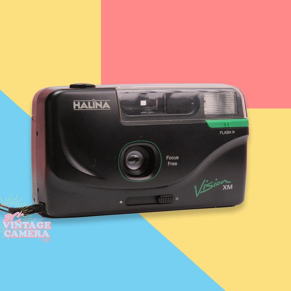 Halina Vision XM - point and shoot 35mm camera - tested