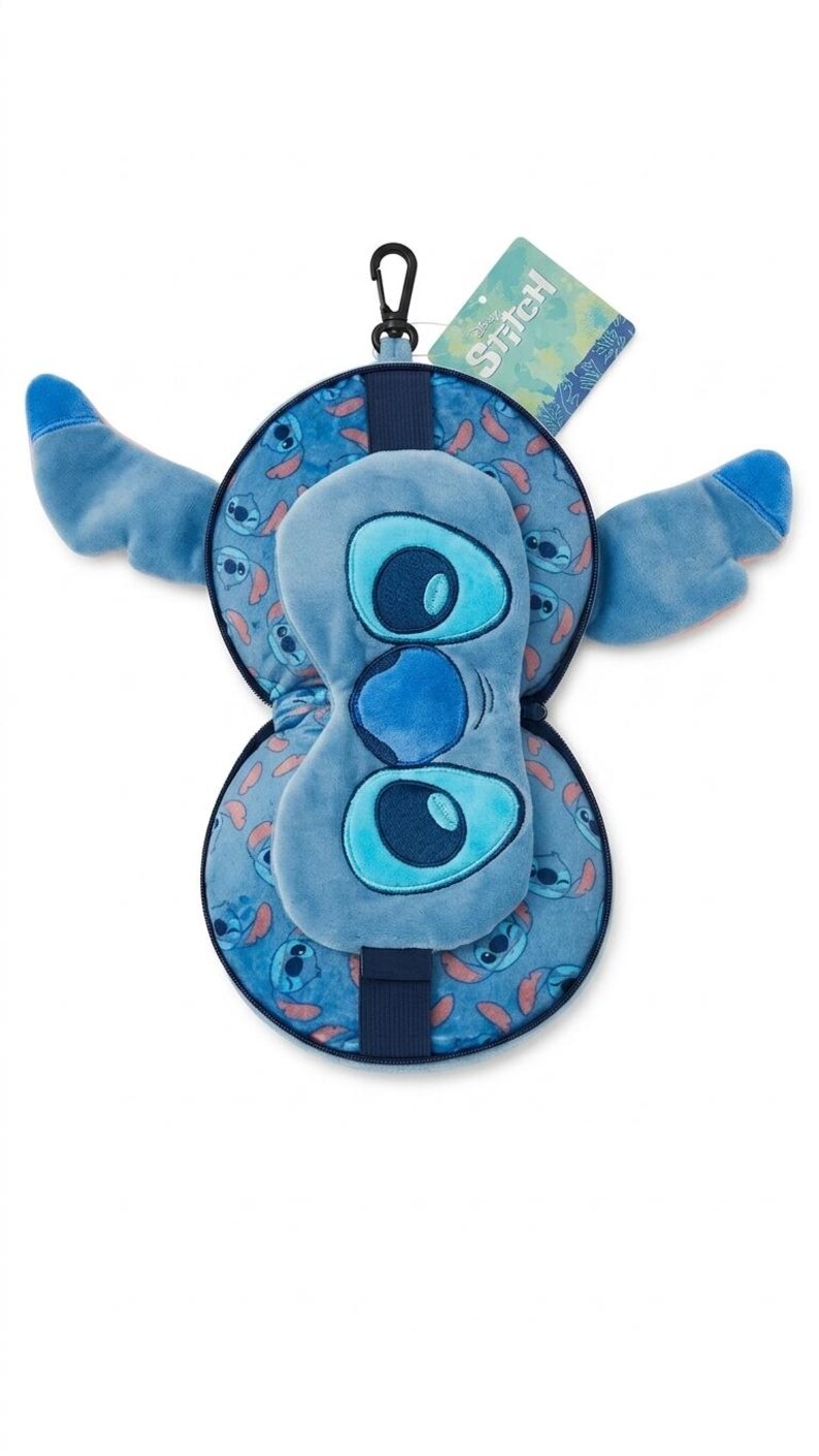 Stitch Toy Crate Gift Basket Throw blanket stitch backpack crochet kit charm bracelet hopper ball Disney stitch hamper Stitch fan gift Bild 12