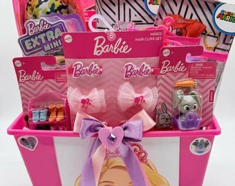 African American Barbie Gift Basket with Ken Doll Fashion Barbie Sketchbook Set Beach Barbie Barbie Extra Minis Super Mario Fashion Packs