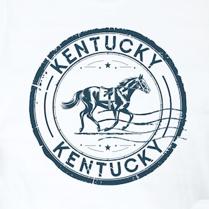 Kentucky Postal Stamp Tee,  Comfortable Unisex T-Shirt for Travel Lovers, Perfect Gift for Vacations, Summer, Beach Getaways