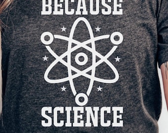 Camiseta unisex con átomos científicos, camiseta con gráficos de química, regalo para amantes de la ciencia, camiseta con estampado de átomos, camiseta para estudiantes STEM, regalo para profesores de ciencias