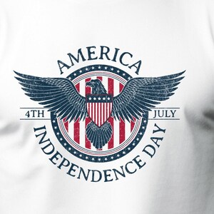 Vintage America Independence Day T-Shirt, Patriotic USA Eagle Graphic Tee, 4th of July American Pride Shirt, Freedom Celebration Top