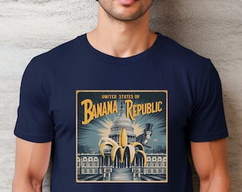 United States of Banana Republic T-shirt Funny Political Satirical - Main Image