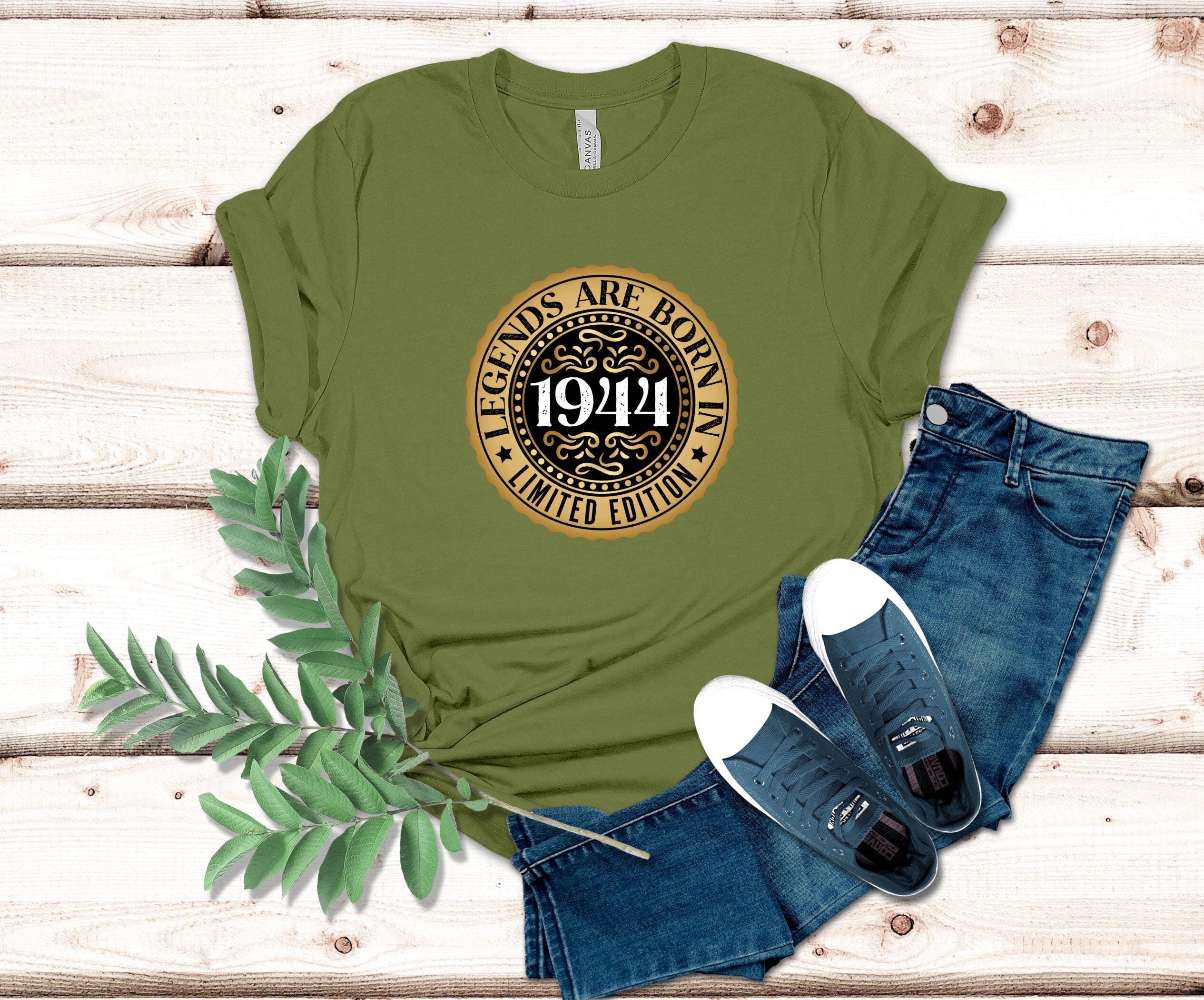 1944年の伝説は1944年に生まれたTシャツ、ヴィンテージ1944 Tシャツ
