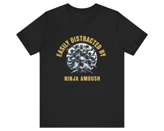 Ninja Ambush TShirt Funny Ninja Graphic Tee Cool Ninja Design Trendy Ninja Apparel