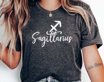 Sagittarius Zodiac T-Shirt | Astrology Tee for Sagittarius Season | Unique Horoscope Gift for Star Sign Lovers & Astrology Fans