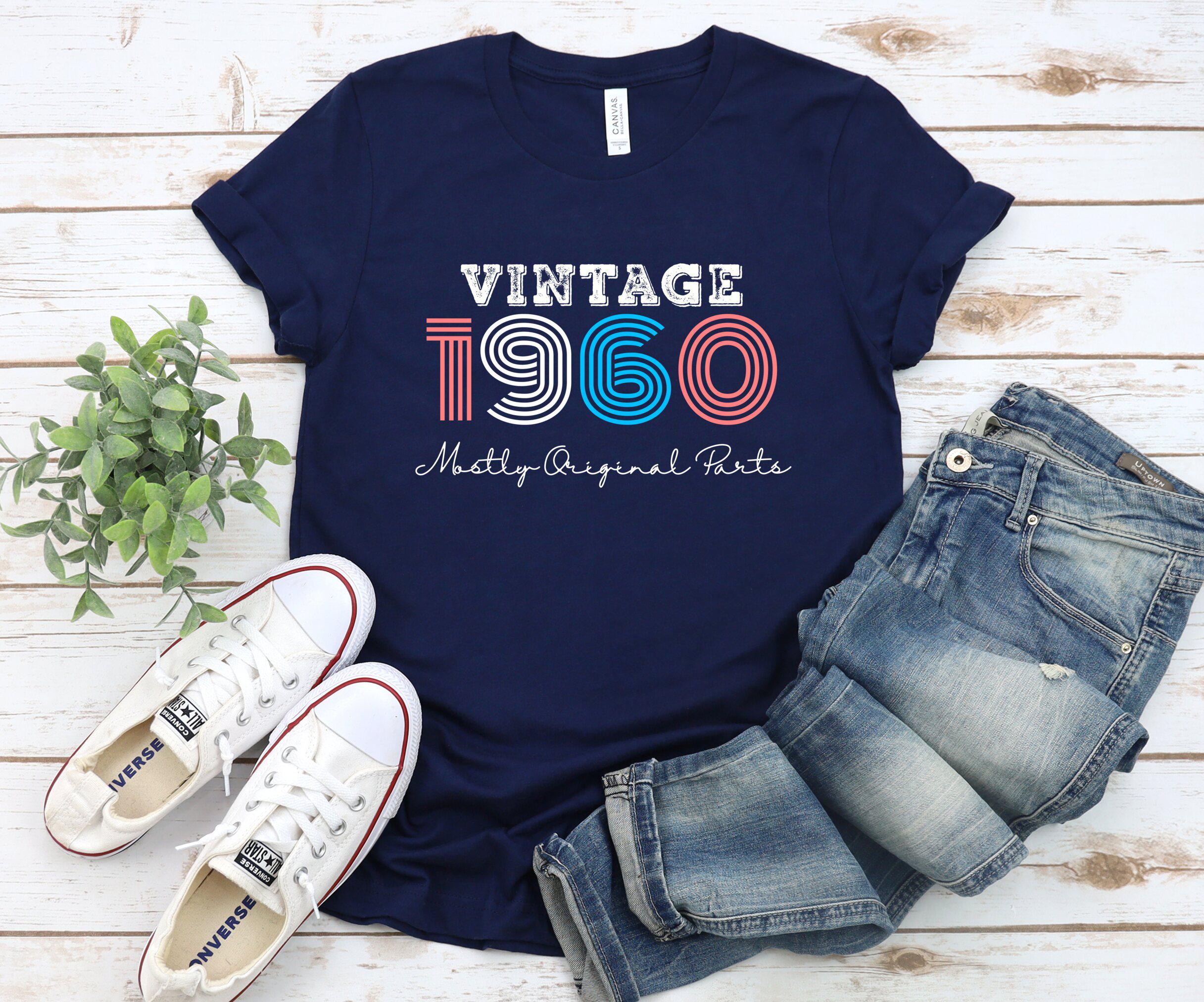 Vintage 1965 Original Parts Funny 60th Birthday T-Shirt – Men's Gift Idea 2025