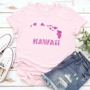 Hawaii Mandala Design Tee, Unisex Jersey T-Shirt mit Hawaii State Art, Südlicher Stil, Geschenk für Hawaii Liebhaber, Sommermode