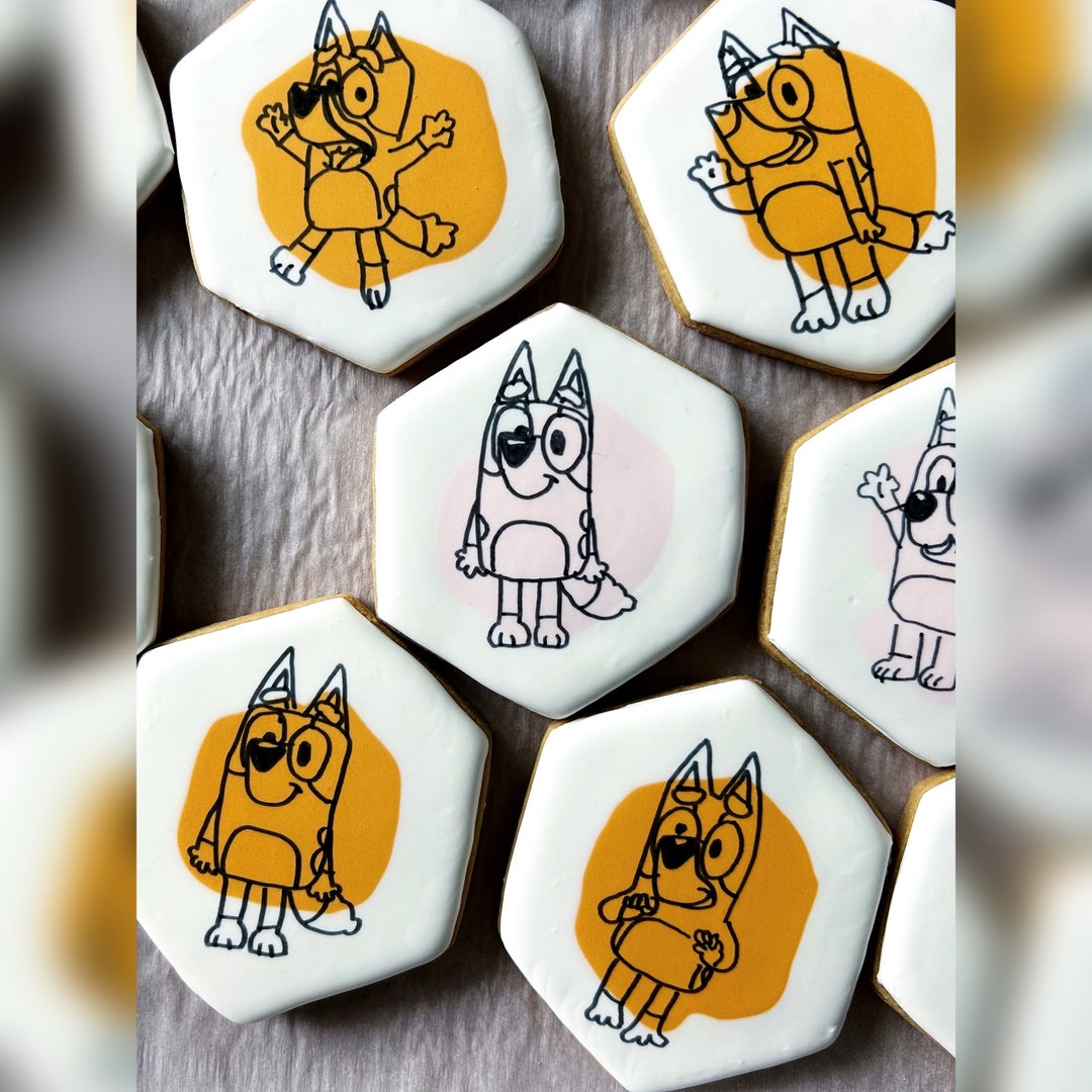 Bluey Decorated Cookie Set A Perfect Birthday or Special - Etsy