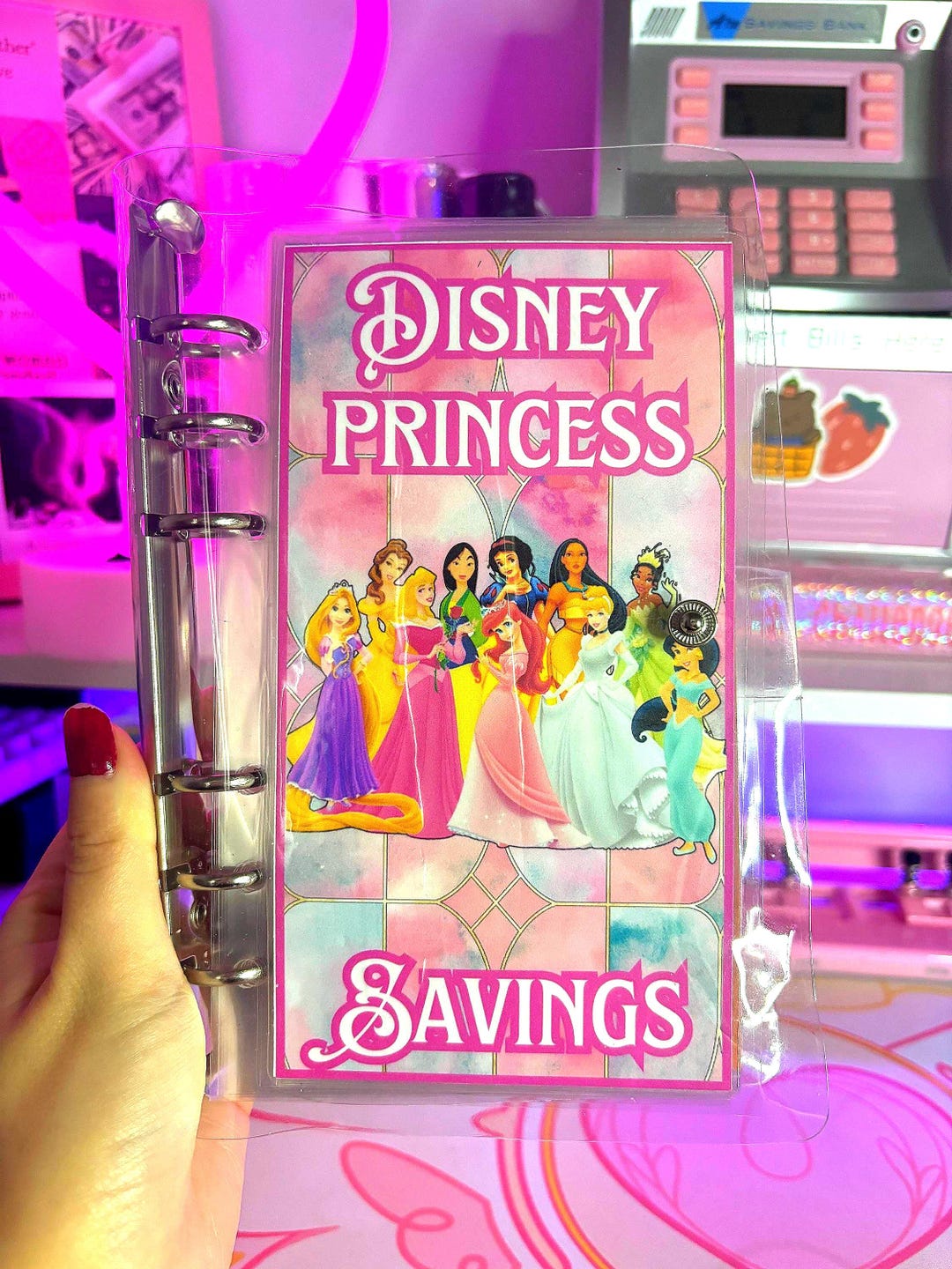 Disney Princess Cash Stuffing Savings Challenge A6 Budgeting - Etsy