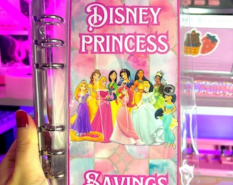 Disney Princess Cash Stuffing Savings Challenge A6 Budgeting