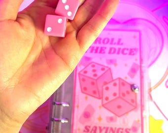 Roll the Dice Budgeting A6 Savings Challenge Cash Stuffing Binder