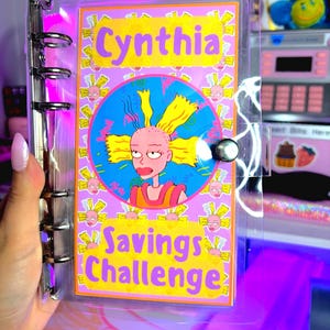 Rugrats Cynthia Denomination A6 Savings Challenge Cash Stuffing Budgeting