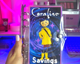 Coraline Cash Stuffing Savings Challenge A6 Budgeting