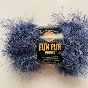 Fun Fur - Lion Brand Yarn - Indigo