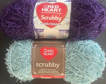 Fio Red Heart Scrubby - Poliéster Texturizado para Panos de Prato