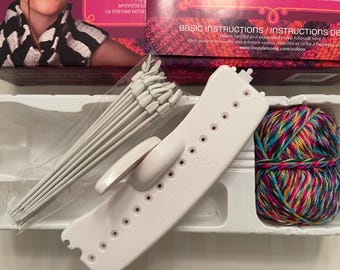 Kit de tejido en telar: telar artesanal con hilo