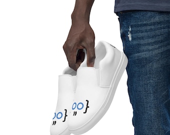 Men's Breathable Canvas Slip-On Shoes: Comfortable Walking Sneakers