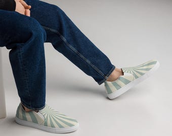 Men's Retro Slip-On Sneakers: Comfortable Walking Shoes