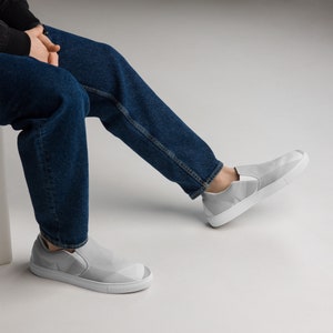 Handcrafted slip on shoes for men Lightweight slip on shoes for casual wear Mens slip on shoes Breathable slip on loafers