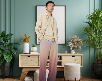 Custom Men's Pajama Pants: Wide Leg Luxury Lounge Wear