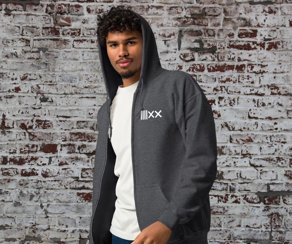 Hood Jacket Diagonal Zip Hoodie GLASSY NYLON DIAGONAL ZIP HOODED