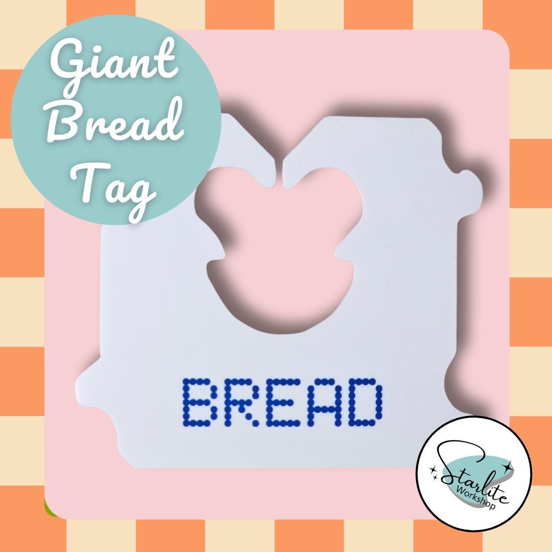 Giant Bread Tag Wall Art – Quirky Kitchen Decor, 8