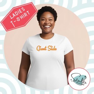 Minnesota State Fair Giant Slide Women&#39;s Softstyle Tee, Fun Fairground Attraction Shirt, Comfy Graphic Tee, Carnival Theme Top, Fair Lover