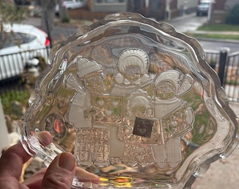 Mikasa Crystal Christmas dish