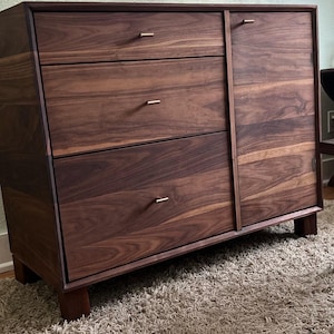 Signature Waterfall Black Walnut Dresser
