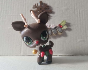 Rudolph Red Nose Reindeer LPS OOAK