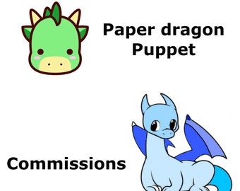 Custom dragon puppets