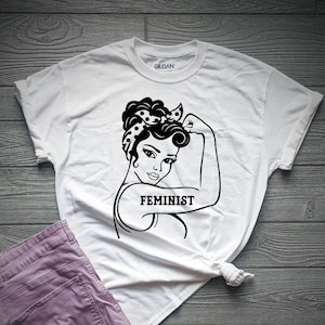 Unisex Rosie the Riveter Feminist Shirt