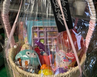 新しいスクイッシュマロウイースターバスケットジュエリーキットカップスクイッシュビルエッグキャンディー