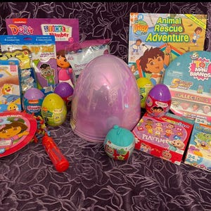 New Nickelodeon Dora Diego Spongebob Baby Shark Cocomelon Easter basket eggs image 1