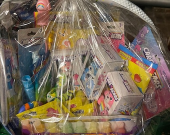 New Care Bears Easter Basket book bubbles figures beads candy pens fidgets