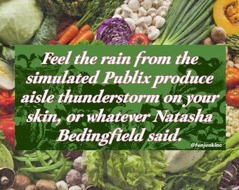 Grocery Store Storm Bumper Sticker