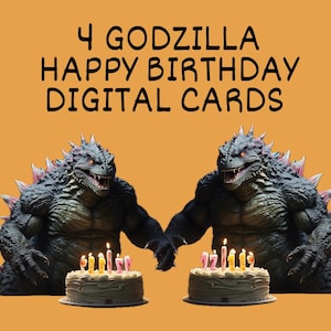 Imágenes de feliz cumpleaños de Godzilla