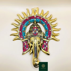 Ganesha Statue, Ganesha wall hanging , Ganesh Idol, Indian Hindu gift, Diwali gift, House warming Gift, Murty, Moorty, Home Decor