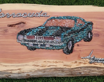 Plymouth Barracuda Wall Art Decor Mosaic